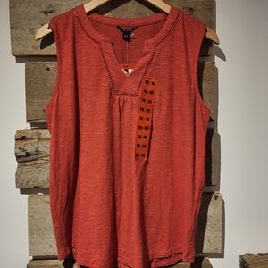 Women's Sleeveless Top - Orange